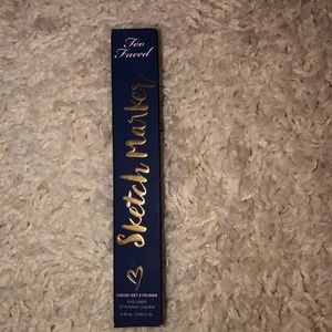 Too Faced blue liquid eyeliner